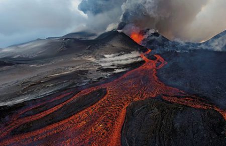 volcán basalto