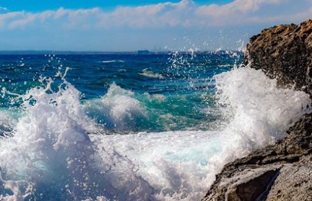 Olas en el litoral